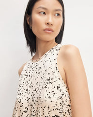 The Satin Racerback Slip Dress | Whisper Pink Moonsplatter