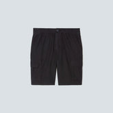 The Cotton Linen Short | Black