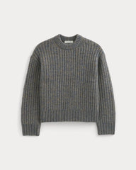 Waffle Sweater in Cloud | Blue Multi Twist
