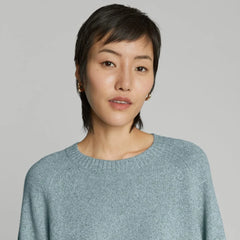 The Cashmere Boxy Crew | Spring Lake Twist