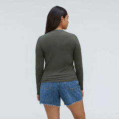 The Organic Cotton Long-Sleeve Crew | Kambaba