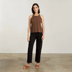 The Hemp Cutaway Tank | Espresso
