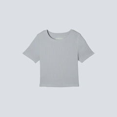 The ’90s Rib Tee | Sky