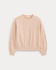 Lightweight Terry Blouson Crew | Pale Peach