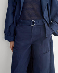 Utility Straight-Leg Cargo Pant | Navy