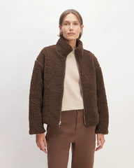 The ReNew Fleece Full Zip | Earth Brown