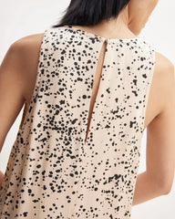 The Satin Racerback Slip Dress | Whisper Pink Moonsplatter