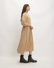 The TENCEL™ Puff-Sleeve Dress | Cornstalk