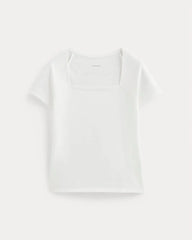 The Form Square-Neck Top | White