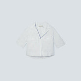 The Oxford Popover | Deep Blue / Canvas