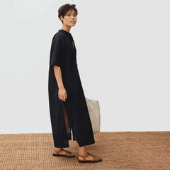 The Caftan Dress | Black Check