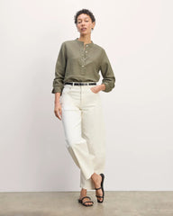 The Henley Shirt in Linen | Kalamata