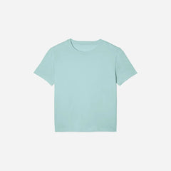 The Box-Cut Tee in Essential Cotton | Ice Blue | No Pocket