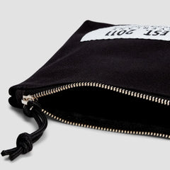 The Organic Canvas Pouch | Black