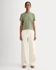 The Box-Cut Tee in Essential Cotton | Sagebrush | No Pocket