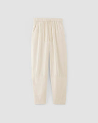 The Linen Pull-On Barrel Pant | Bone