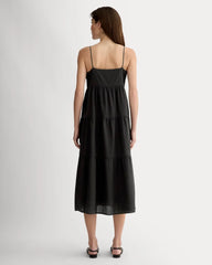 The Gauze Tiered Dress | Black