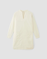 The Long-Sleeve Utility Mini Dress | Bone