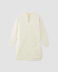 The Long-Sleeve Utility Mini Dress | Bone