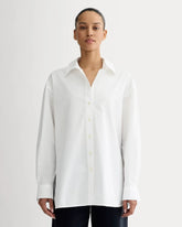 The Boyfriend Shirt in Ultrasoft Cotton | White