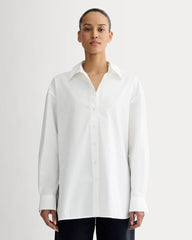 The Boyfriend Shirt in Ultrasoft Cotton | White