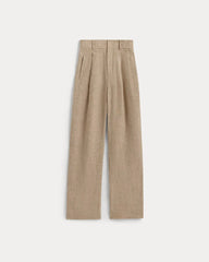 The Linen Way-High® Drape Pant | Cornstalk Chambray