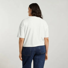 The Vintage Henley Hemp Tee | White