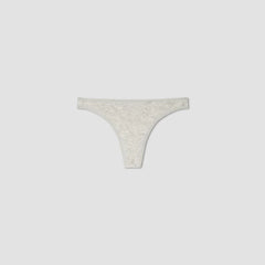 The Cotton Thong | Heathered Grey