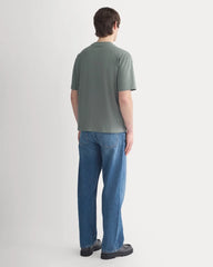 Archive Relaxed-Fit Cotton Crew | Agave Green