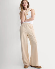 Lightweight Terry Pintuck Sweatpant | Parchment