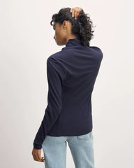 The Air Turtleneck | Navy