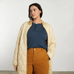 The Organic Cotton Waffle Henley | Atlantic