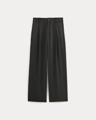 Wide-Leg Trouser in Buttersmooth | Black | 32" Inseam
