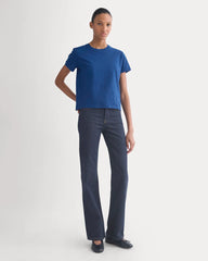 The Box-Cut Tee in Essential Cotton | Estate Blue | No Pocket