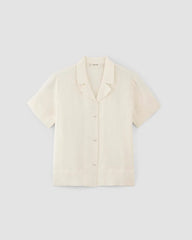 The Notch Shirt in Linen | Bone