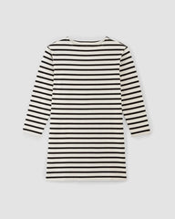 The Mariner Dress | Bone / Black