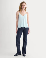 The Tie Back Cami in Washable Silk | Skywriting