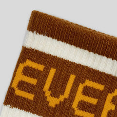 The Ribbed Sweater Sock | Tapenade / Canvas Tan