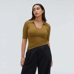 The Super-Soft Short Sleeve Polo | Tapenade