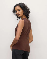 The Form Tank | Dark Mahogany