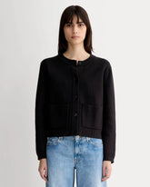 The Crew Cardigan in Everyday Cotton | Black