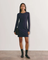 The Form Mini Dress | Navy
