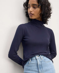 The Air Turtleneck | Navy