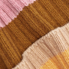 The Cashmere Beanie | Tapenade Multi Stripe
