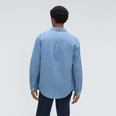 The Relaxed Organic Chambray Shirt | Ivy Blue ReChambray