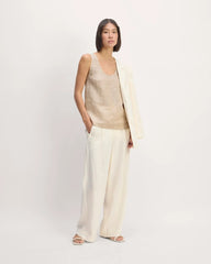 The Scoop Tank in Linen | Cornstalk Chambray