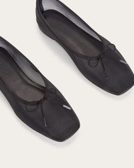 The Day Ballet Flat | Black Mesh