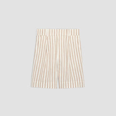The Linen Way-High® Drape Short | Bone / Caramel