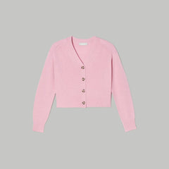 The Cashmere Cardigan | Bubblegum