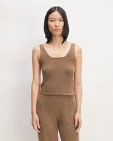 The Cozy-Stretch Tank | Heathered Toasted Coconut